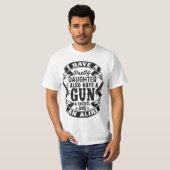 ガンパパ – 保護父モード🔫👧 Tシャツ (正面フル)