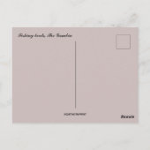 ガンビアのボート ポストカード (裏面)