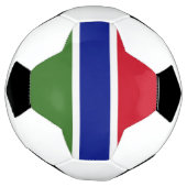 ガンビアの国旗 サッカーボール (回転)