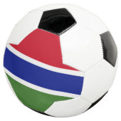 ガンビアの国旗 サッカーボール (3/4)