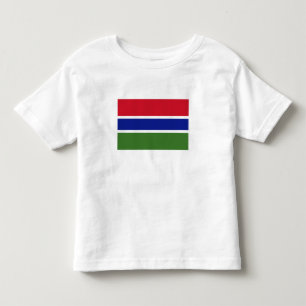 ガンビアの国旗 トドラーTシャツ