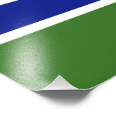 ガンビアの国旗 フォトプリント            (角)