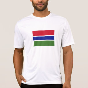 ガンビアの国旗 Tシャツ