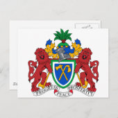 ガンビアコートオブアームズ ポストカード (正面/裏面)