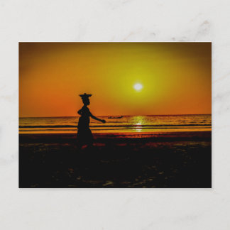 ガンビアサンセットはがき ポストカード