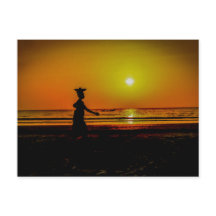 ガンビアサンセットはがき