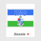 ガンビア共和国カンフィング国旗 シール (シート)