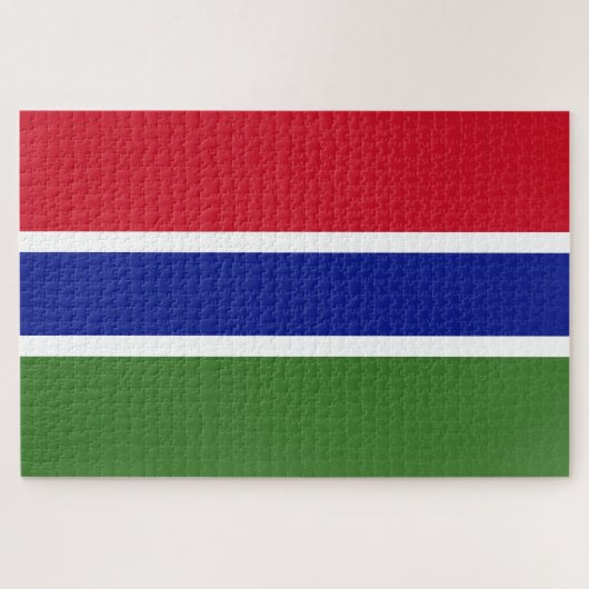 ガンビア国旗 ジグソーパズル (横)