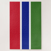 ガンビア国旗 ジグソーパズル (縦)