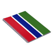 ガンビア国旗 ノートブック (右側)