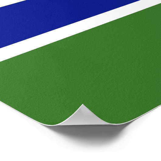 ガンビア国旗 ポスター (角)