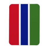 ガンビア国旗 マグネット (縦)