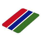 ガンビア国旗 マグネット (左側)