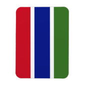 ガンビア国旗 マグネット (縦)