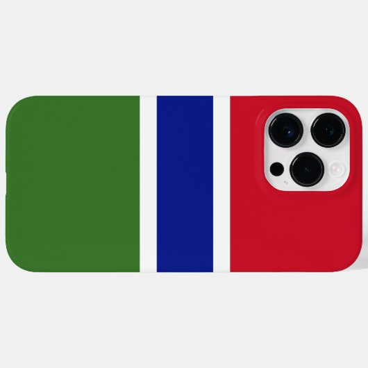 ガンビア国旗 Case-Mate iPhoneケース (裏面 (横))