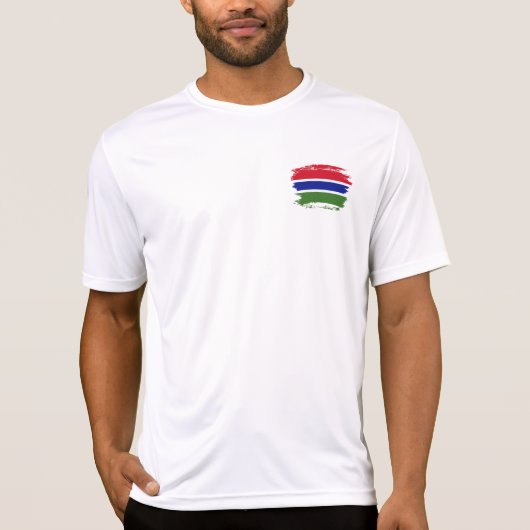 ガンビア国旗 Tシャツ (正面)