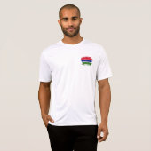 ガンビア国旗 Tシャツ (正面フル)