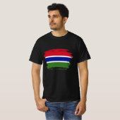ガンビア国旗 Tシャツ (正面フル)