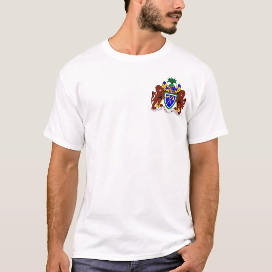 ガンビア国旗 Tシャツ (正面)