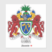 ガンビア国軍の愛国的なコート シール (シート)