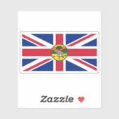 ガンビア州知事国旗（1901年～1965年） シール (シート)