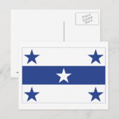 ガンビア諸島の旗 ポストカード (正面/裏面)