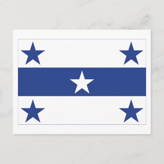 ガンビア諸島の旗 ポストカード (正面)