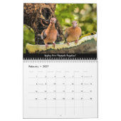 ガンビア2024カレンダーの鳥 カレンダー (2月 2027)