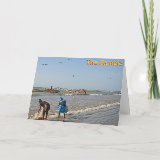 ガンビア カード (正面)