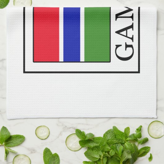 ガンビア キッチンタオル (折り畳み)