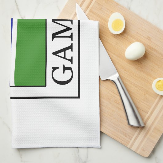 ガンビア キッチンタオル (四つ折り)