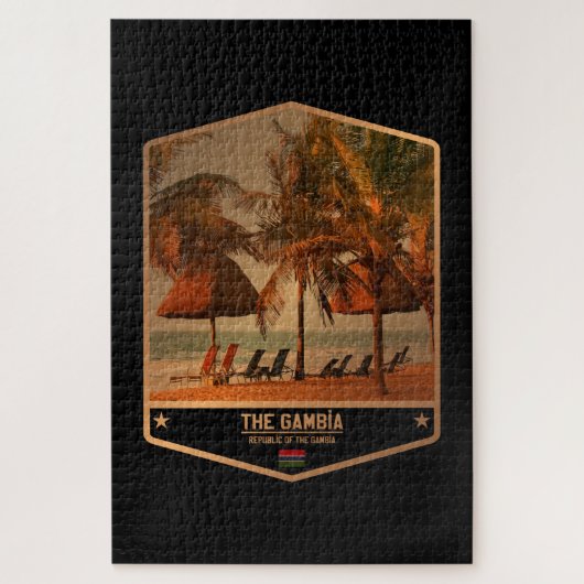 ガンビア ジグソーパズル (縦)