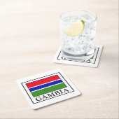 ガンビア スクエアペーパーコースター (インサイチュ)