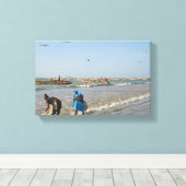 ガンビア・タンジ キャンバスプリント (インサイチュ (ウッドフロア))