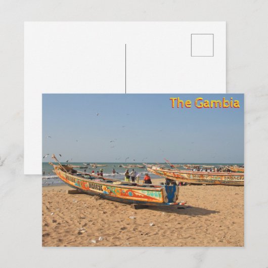 ガンビア ポストカード (正面/裏面)