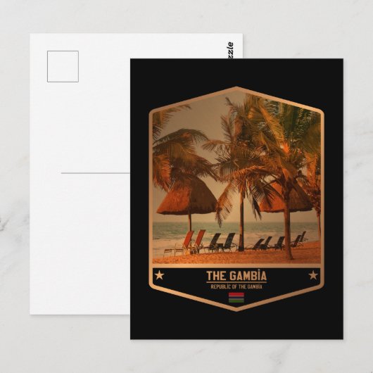 ガンビア ポストカード (正面/裏面)