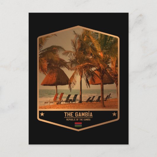 ガンビア ポストカード (正面)