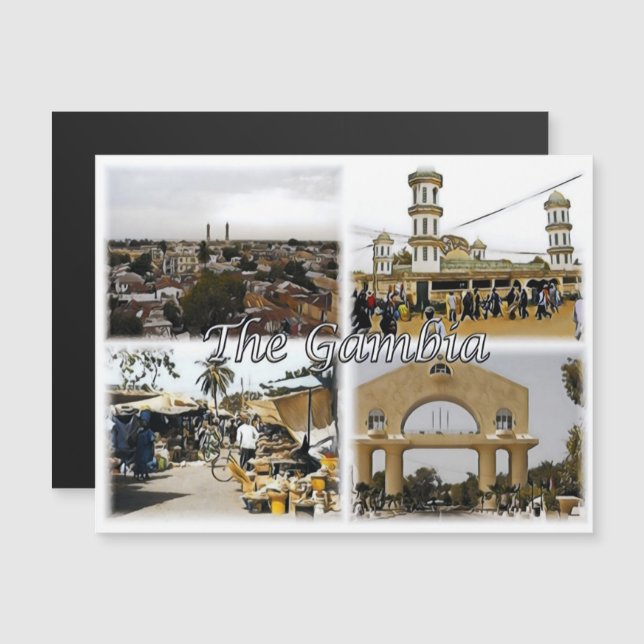 ガンビア – モザイク –  (正面/裏面)