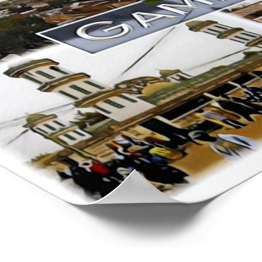 ガンビア - モザイク - ポスター (角)