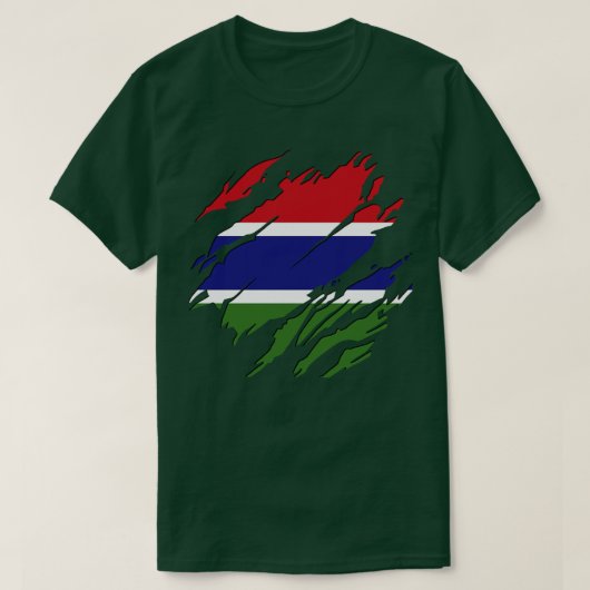 ガンビア Tシャツ (デザイン正面)
