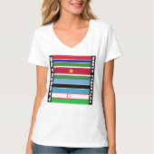 ガンビナメと北シキスタナ Tシャツ (正面)