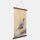 ガンブレルズウズウイ絵画ル – オリジナルワイルドバードアート 吊り下げ型タペストリー (傾斜あり)