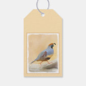 ガンブレルズウズル絵画ズオリジナルバードアート ギフトタグ (裏面)