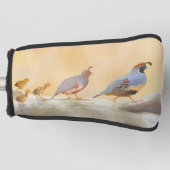 ガンブレルズウズル絵画ズオリジナルバードアート ゴルフヘッドカバー (正面)