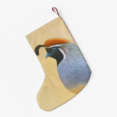 ガンブレルズウズル絵画ズオリジナルバードアート スモールクリスマスストッキング (裏面 (吊り時))