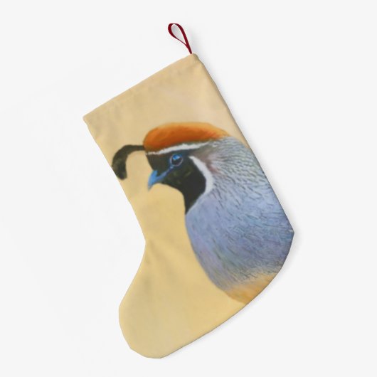ガンブレルズウズル絵画ズオリジナルバードアート スモールクリスマスストッキング (裏面 (吊り時))