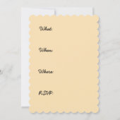 ガンブレルズウズル絵画ズオリジナルバードアート 招待状 (裏面)