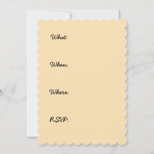 ガンブレルズウズル絵画ズオリジナルバードアート 招待状 (裏面)