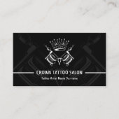 ガンペンクラウンブラックミニマルタモダントゥーアーティスト 名刺 (正面)