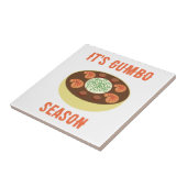 「ガンボシーズン」白セラミック瓦 タイル (側面)